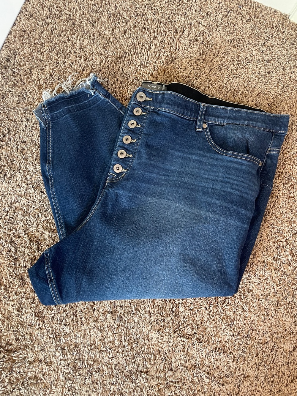 Torrid Bombshell Denim Jeans Skinny 30XS Short Premium Stretch Ankle